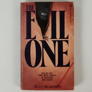 The Evil One by J. N. Williamson Vintage Horror Book